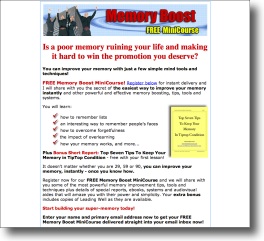 Free Memory Course