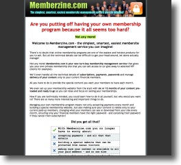 Memberzine - Membership Management Service
