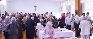 Reception at school hall after Church blessing, Another view Nov 29, 2015. Click to enlarge pic.